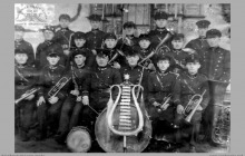 1935 - Orkiestra górnicza "Szybów Jankowice", powstała w 1919 roku - (foto ze zbiorów kopalni)