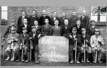 1941 - II Kurs strzałowych na kopalni "Blücherschächte" – (foto ze zbiorów użytkownika strony)