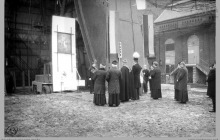 1991 - 3) Uroczyste poświęcenie szybu 8 przez ks. biskupa Damiana Zimonia - (foto ze zbiorów kopalni)