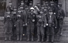 Oddział 01 kopalni Jankowice przed zjazdem - 1977