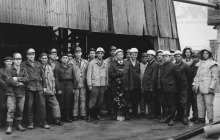 Głębienie szybu 7 kopalni Jankowice - 1969