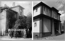 1929 - 1) Spotkanie mniejszości niemieckiej. 2) Ten sam budynek, zwany NOT-em - (foto ze zbiorów własnych)