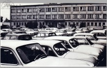 1977 - 1) Parking przy kopalni "Jankowice" – (foto ze zbiorów kopalni)
