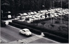 1977 - 2) Parking przy kopalni "Jankowice" – (foto ze zbiorów kopalni)